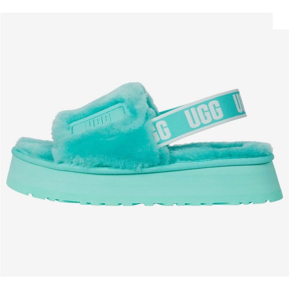 NEW UGG Sizes 8, 9, 10 Women's Disco Platform Slide - Tide Pool - Picture 5 of 6